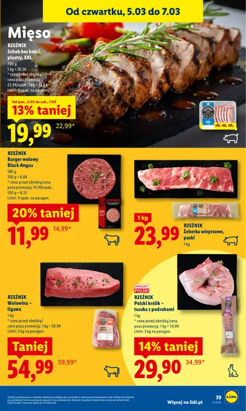 Lidl - gazetka promocyjna Oferta od czwartku od czwartku 05.03 do soboty 07.03 - strona 43