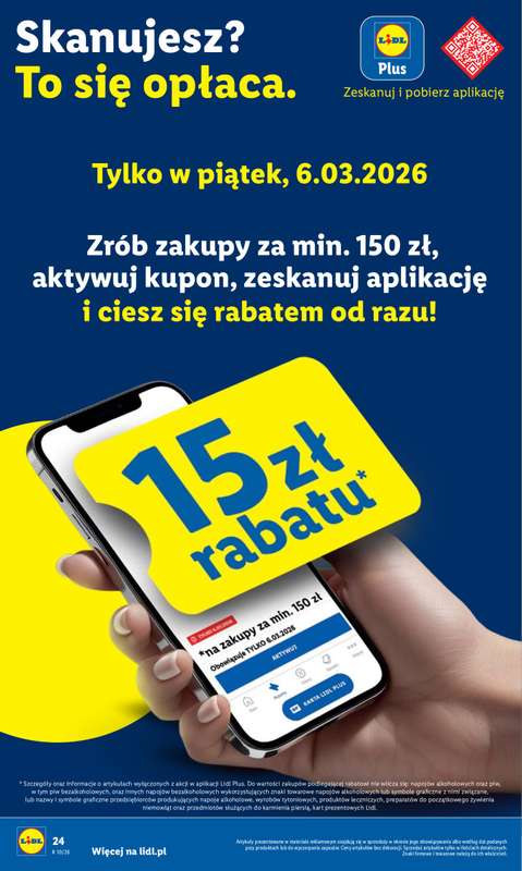 Lidl - gazetka promocyjna Oferta od czwartku od czwartku 05.03 do soboty 07.03 - strona 24