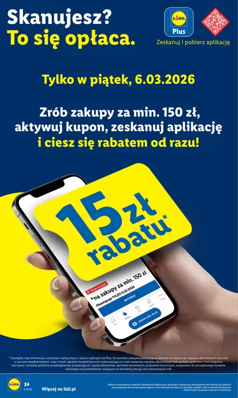 Lidl - gazetka promocyjna Oferta od czwartku od czwartku 05.03 do soboty 07.03 - strona 24
