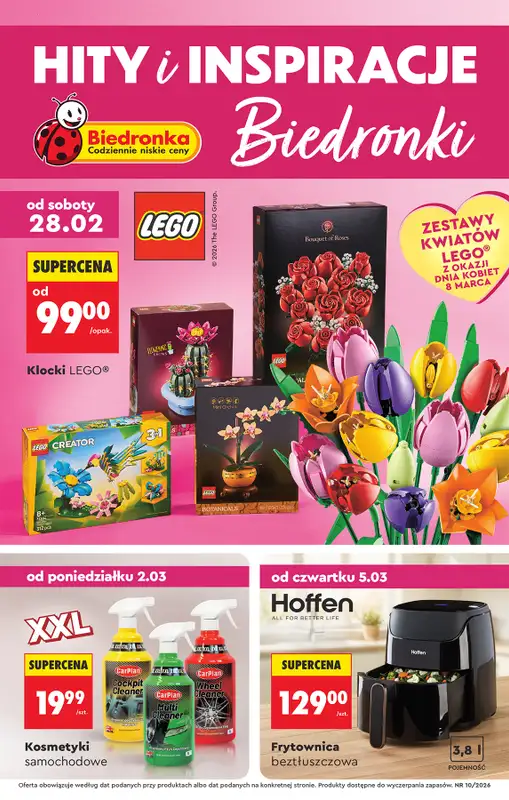Biedronka - gazetka promocyjna Hity i inspiracje, od 28.02  