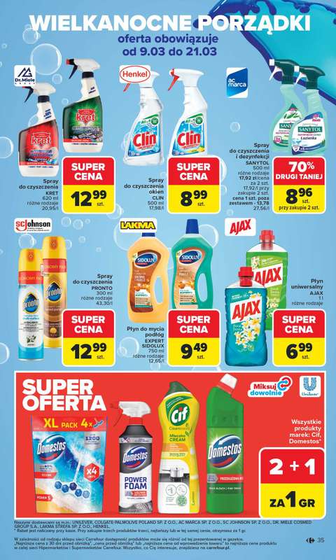 Carrefour - gazetka promocyjna Gazetka Carrefour od poniedziałku od poniedziałku 09.03 do soboty 14.03 - strona 37
