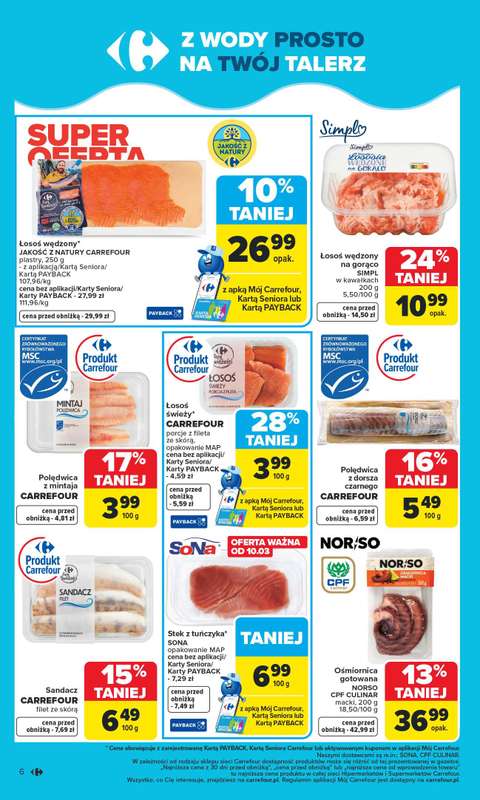 Carrefour - gazetka promocyjna Gazetka Carrefour od poniedziałku od poniedziałku 09.03 do soboty 14.03 - strona 8