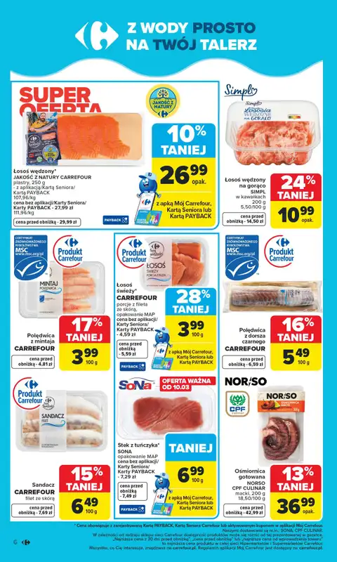 Carrefour - gazetka promocyjna Gazetka Carrefour od poniedziałku od poniedziałku 09.03 do soboty 14.03 - strona 8