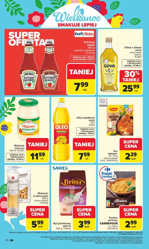 Carrefour - gazetka promocyjna Gazetka Carrefour od poniedziałku od poniedziałku 09.03 do soboty 14.03 - strona 22