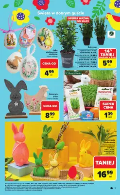 Carrefour - gazetka promocyjna Gazetka Wielkanoc cieszy bardziej od poniedziałku 09.03 do soboty 04.04 - strona 3