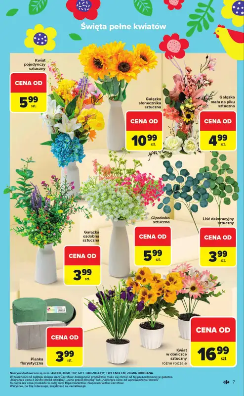 Carrefour - gazetka promocyjna Gazetka Wielkanoc cieszy bardziej od poniedziałku 09.03 do soboty 04.04 - strona 7