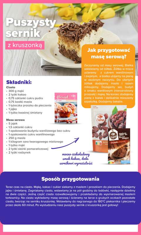 Carrefour - gazetka promocyjna Gazetka Wielkanocne przepisy od soboty 07.03 do poniedziałku 06.04 - strona 13