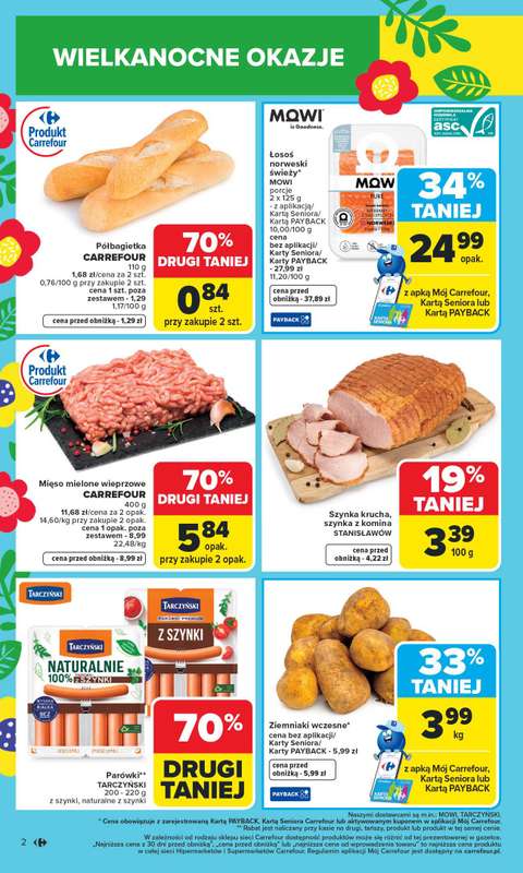 Carrefour Market - gazetka promocyjna Gazetka Carrefour Market od poniedziałku od poniedziałku 09.03 do soboty 14.03 - strona 4