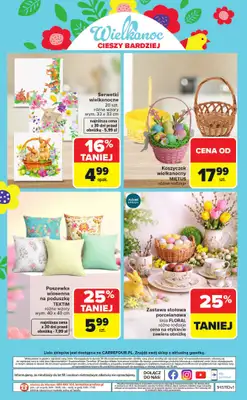 Carrefour Market - gazetka promocyjna Gazetka Wielkanoc cieszy bardziej od poniedziałku 09.03 do soboty 04.04 - strona 16