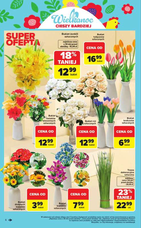 Carrefour Market - gazetka promocyjna Gazetka Wielkanoc cieszy bardziej  do soboty 04.04 - strona 6