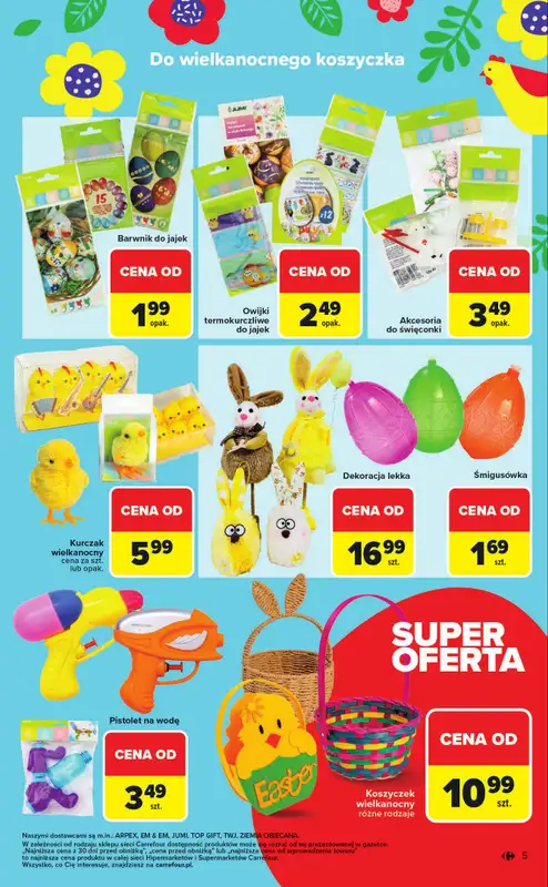 Carrefour Market - gazetka promocyjna Gazetka Wielkanoc cieszy bardziej od poniedziałku 09.03 do soboty 04.04 - strona 5