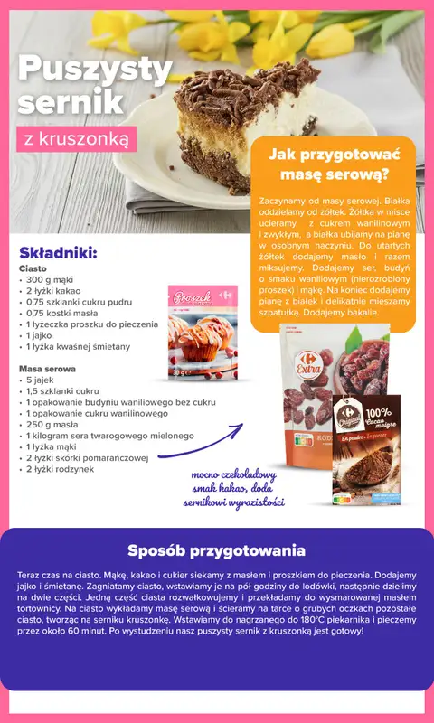 Carrefour Market - gazetka promocyjna Gazetka Wielkanocne przepisy od soboty 07.03 do poniedziałku 06.04 - strona 13