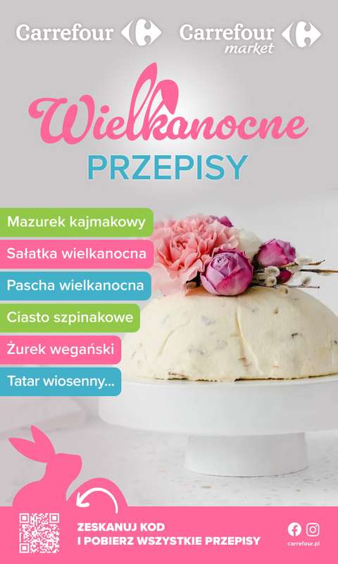 Carrefour Market - gazetka promocyjna Gazetka Wielkanocne przepisy  do poniedziałku 06.04