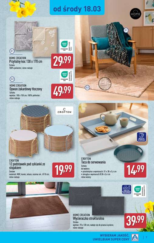 Aldi - gazetka promocyjna Aldi ma to coś! od środy 18.03 do soboty 21.03 - strona 7
