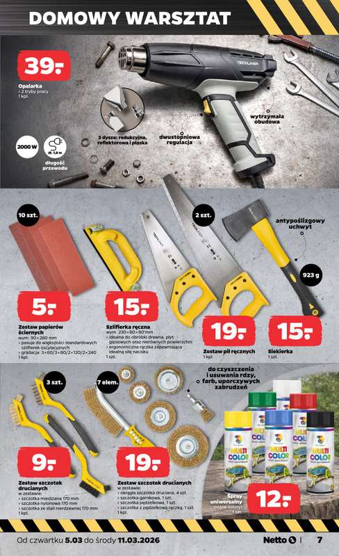 Netto - gazetka promocyjna Gazetka od czwartku 05.03 do środy 11.03 - strona 7