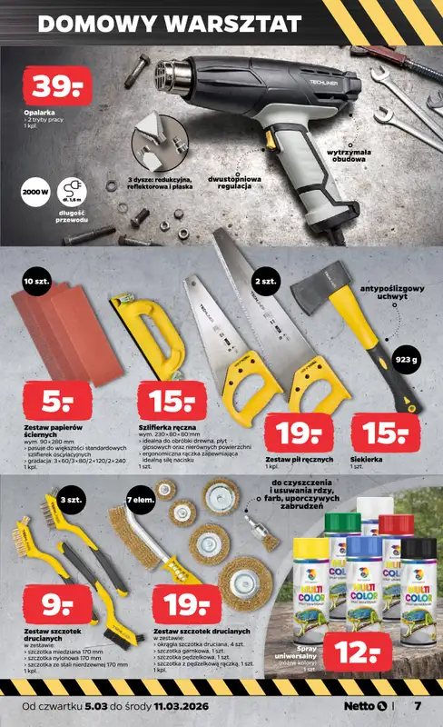Netto - gazetka promocyjna Gazetka od czwartku 05.03 do środy 11.03 - strona 7