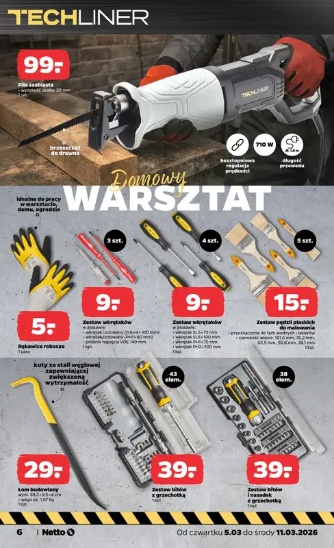 Netto - gazetka promocyjna Gazetka od czwartku 05.03 do środy 11.03 - strona 6