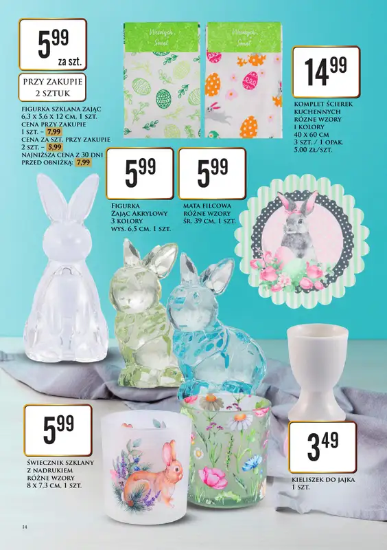 Dino - gazetka promocyjna Katalog / Czas na Wielkanoc od poniedziałku 09.03 do soboty 21.03 - strona 14