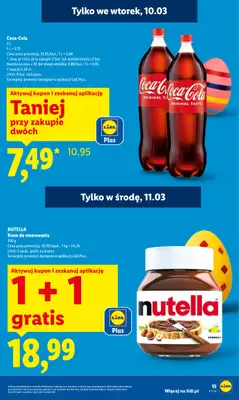 Lidl - gazetka promocyjna Oferta od poniedziałku od poniedziałku 09.03 do środy 11.03 - strona 15