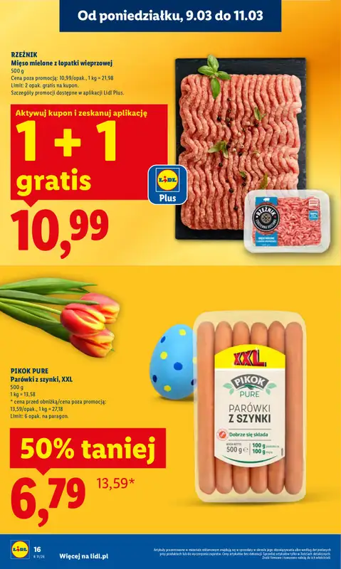Lidl - gazetka promocyjna Oferta od poniedziałku od poniedziałku 09.03 do środy 11.03 - strona 16