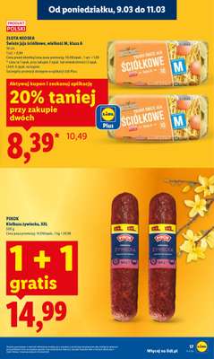Lidl - gazetka promocyjna Oferta od poniedziałku od poniedziałku 09.03 do środy 11.03 - strona 17