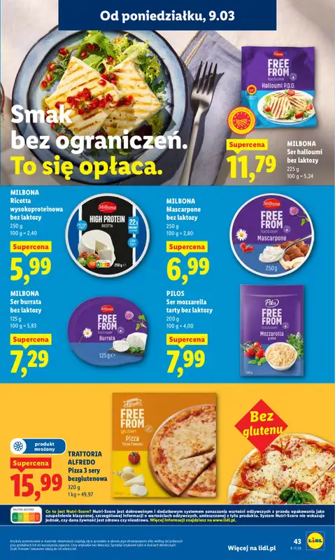 Lidl - gazetka promocyjna Oferta od poniedziałku od poniedziałku 09.03 do środy 11.03 - strona 43