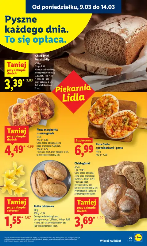 Lidl - gazetka promocyjna Oferta od poniedziałku od poniedziałku 09.03 do środy 11.03 - strona 29