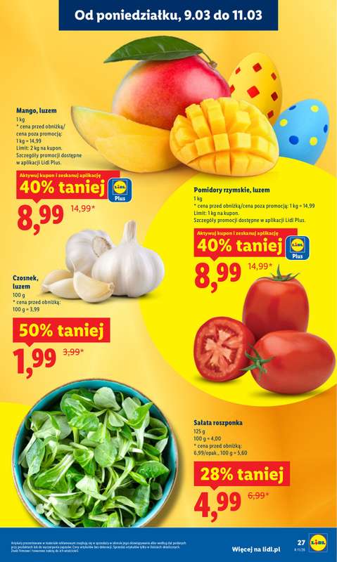 Lidl - gazetka promocyjna Oferta od poniedziałku od poniedziałku 09.03 do środy 11.03 - strona 27