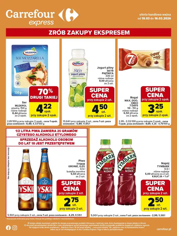 Carrefour Express - gazetka promocyjna Gazetka Express od wtorku 10.03 do poniedziałku 16.03 - strona 2