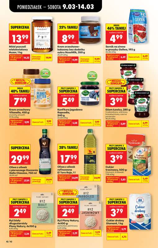 Biedronka - gazetka promocyjna Od poniedziałku od poniedziałku 09.03 do soboty 14.03 - strona 48