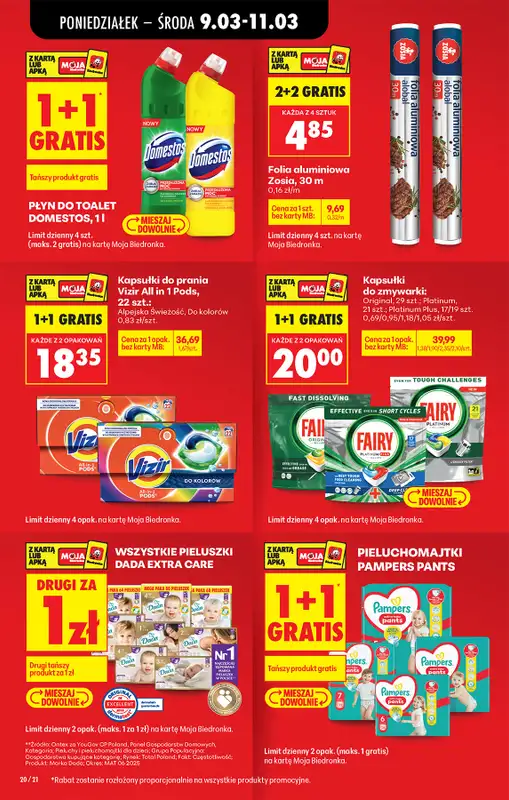 Biedronka - gazetka promocyjna Od poniedziałku, Z ladą tradycyjną od poniedziałku 09.03 do soboty 14.03 - strona 22