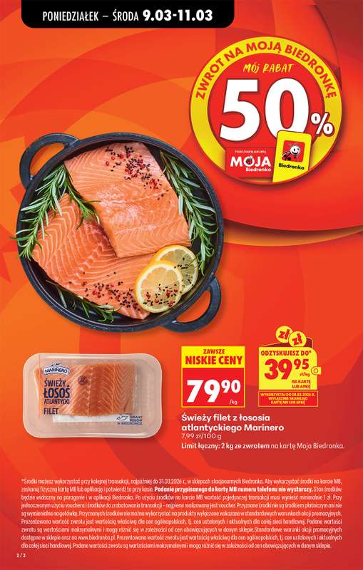 Biedronka - gazetka promocyjna Od poniedziałku, Z ladą tradycyjną od poniedziałku 09.03 do soboty 14.03 - strona 2