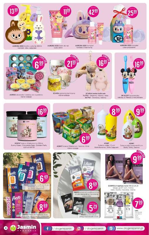Drogerie Jasmin - gazetka promocyjna Gazetka od poniedziałku 09.03 do wtorku 31.03 - strona 6
