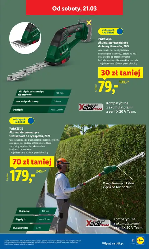 Lidl - gazetka promocyjna Katalog od poniedziałku 16.03 do soboty 21.03 - strona 49