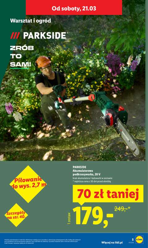 Lidl - gazetka promocyjna Katalog od poniedziałku 16.03 do soboty 21.03 - strona 5
