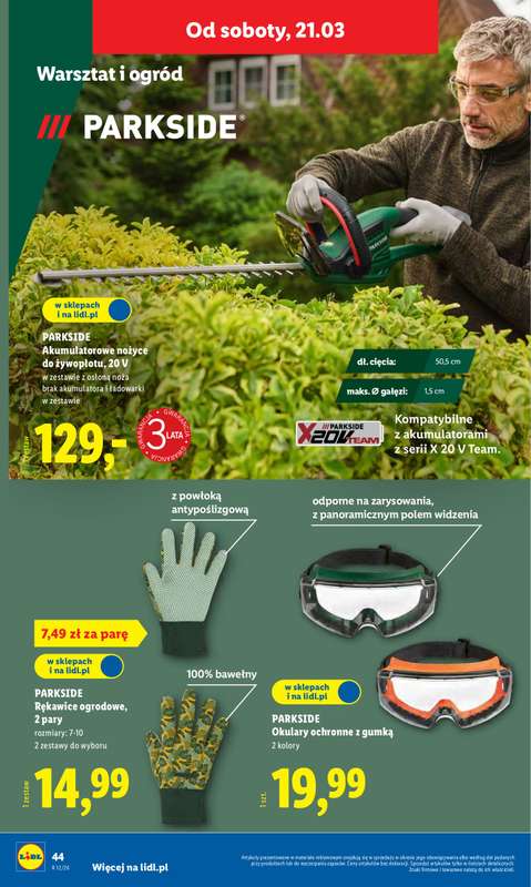 Lidl - gazetka promocyjna Katalog od poniedziałku 16.03 do soboty 21.03 - strona 52