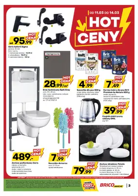 Bricomarche - gazetka promocyjna Hot Ceny od środy 11.03 do soboty 14.03 - strona 3