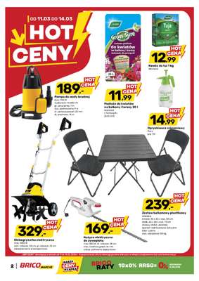 Bricomarche - gazetka promocyjna Hot Ceny od środy 11.03 do soboty 14.03 - strona 2