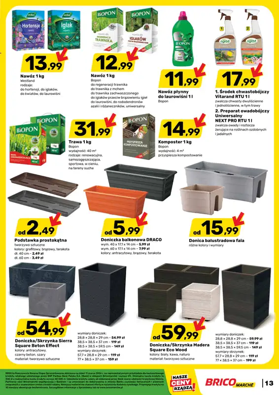 Bricomarche - gazetka promocyjna Gazetka od środy 11.03 do soboty 21.03 - strona 13