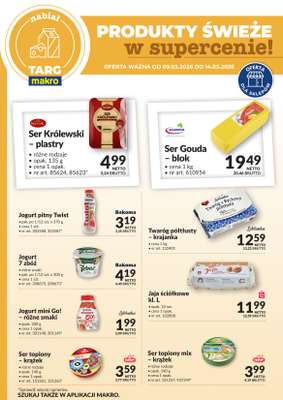 Makro - gazetka promocyjna Targ MAKRO - oferta świeża w super cenach! od poniedziałku 09.03 do soboty 14.03
