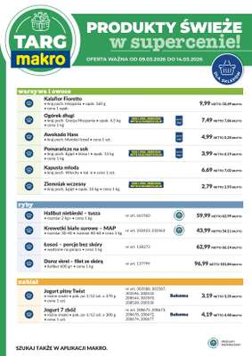 Makro - gazetka promocyjna Targ MAKRO - oferta świeża w super cenach! od poniedziałku 09.03 do soboty 14.03 - strona 6