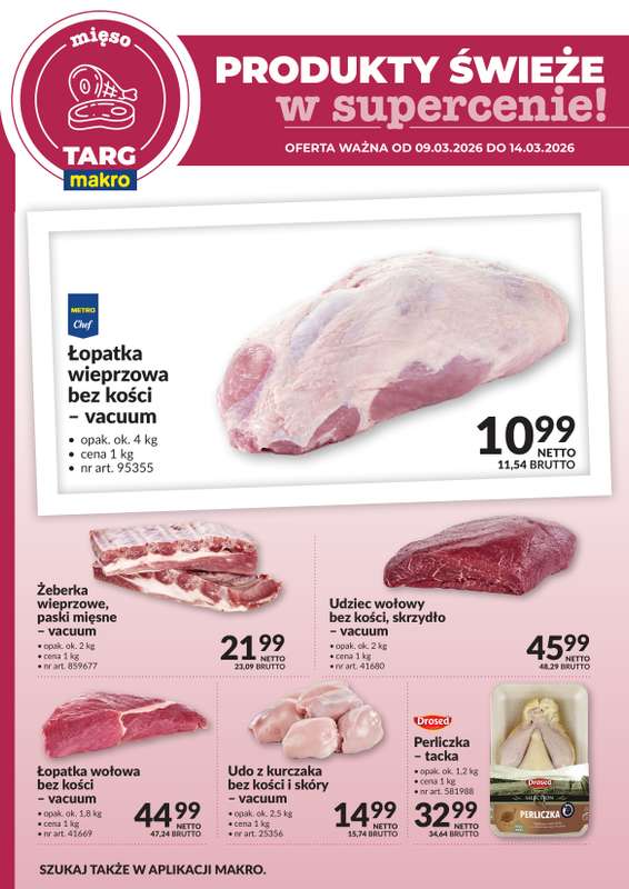 Makro - gazetka promocyjna Targ MAKRO - oferta świeża w super cenach! od poniedziałku 09.03 do soboty 14.03 - strona 2