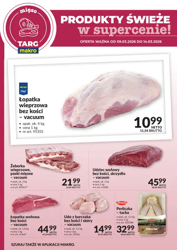 Makro - gazetka promocyjna Targ MAKRO - oferta świeża w super cenach! od poniedziałku 09.03 do soboty 14.03 - strona 2