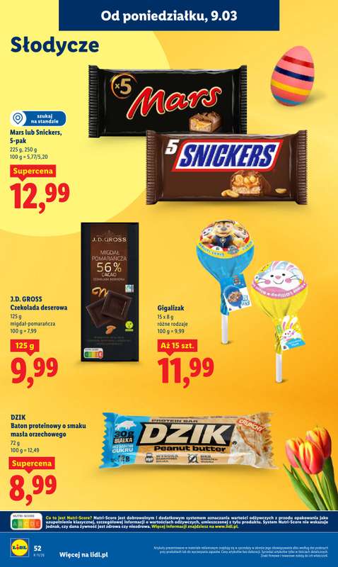 Lidl - gazetka promocyjna Oferta od poniedziałku od poniedziałku 09.03 do środy 11.03 - strona 52