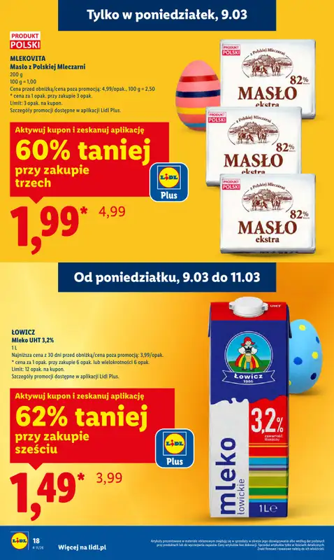 Lidl - gazetka promocyjna Oferta od poniedziałku od poniedziałku 09.03 do środy 11.03 - strona 18