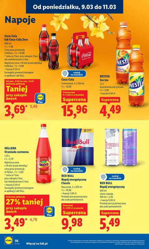 Lidl - gazetka promocyjna Oferta od poniedziałku od poniedziałku 09.03 do środy 11.03 - strona 56