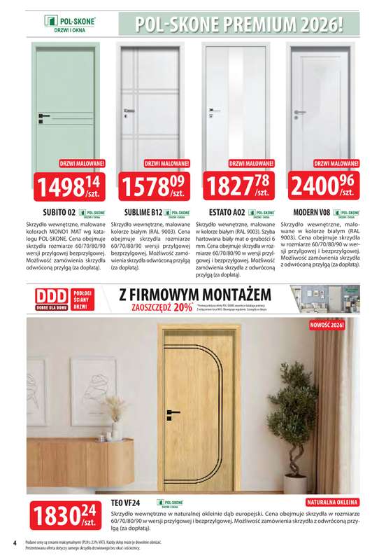 Dobre Dla Domu - gazetka promocyjna Gazetka od poniedziałku 09.03 do czwartku 30.04 - strona 4