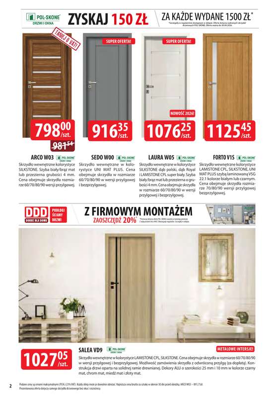 Dobre Dla Domu - gazetka promocyjna Gazetka od poniedziałku 09.03 do czwartku 30.04 - strona 2