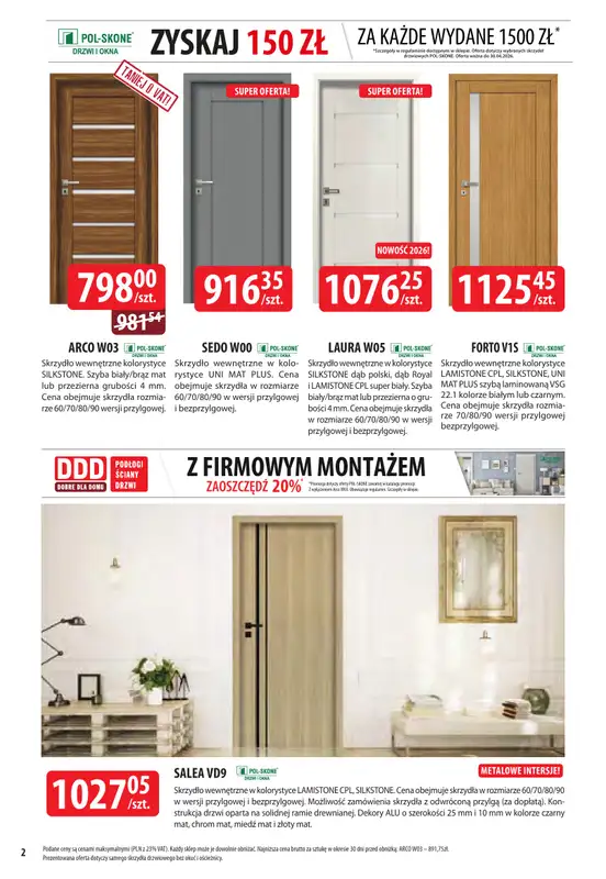 Dobre Dla Domu - gazetka promocyjna Gazetka od poniedziałku 09.03 do czwartku 30.04 - strona 2