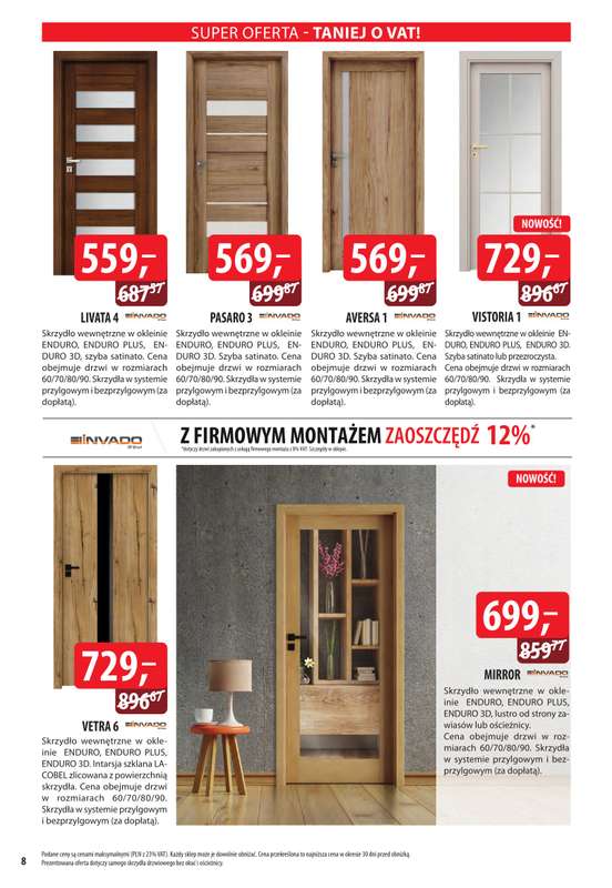 Dobre Dla Domu - gazetka promocyjna Gazetka od poniedziałku 09.03 do czwartku 30.04 - strona 8
